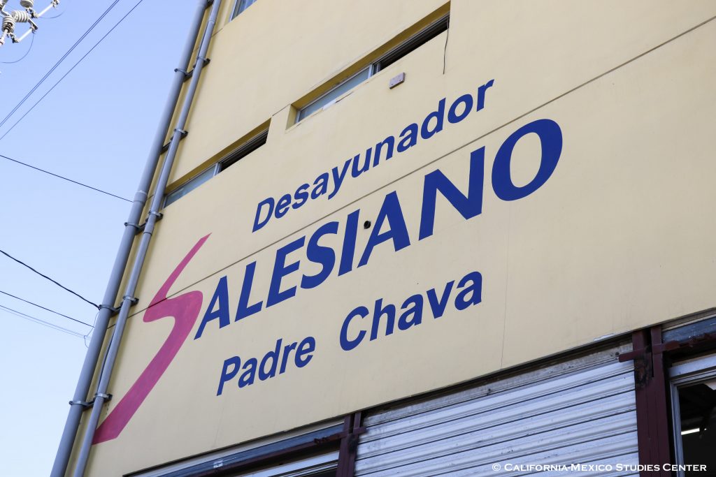 The Desayunador Salesiano "Padre Chava" provides 1,200 food servings daily to the homeless, migrants who are passing through, and people in need.