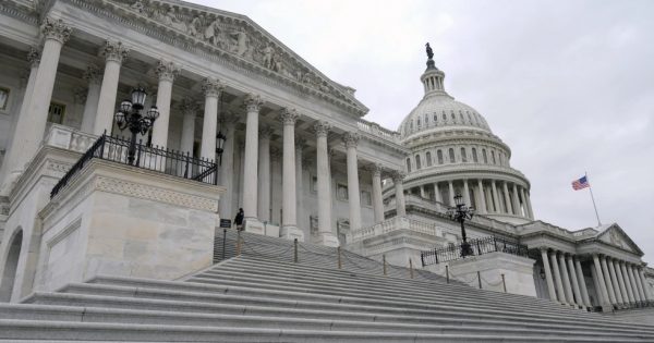 The U.S. Capitol, including the House of Representatives, left, are seen on Thursday, Nov. 14, 2024, in Washington. (AP Photo/Mariam Zuhaib)